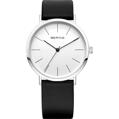 Produktbild von BERING Vintage Slim Herrenuhr schwarz/silber 13436-404