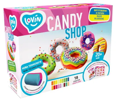Zdjęcie produktu dla Zestaw do modelowania Candy Shop z ciastoliną i foremkami