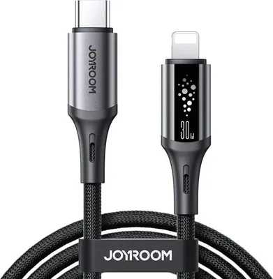 Image de Joyroom S-A60 Fast Charging Cable Usb-C To Lightning 30W - 1.2 M, Black