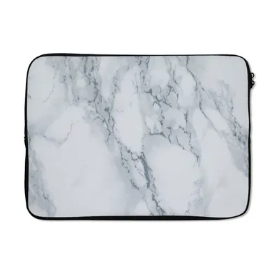 Produktbild von MuchoWow® Laptop Hülle 13 Zoll Marmor - Muster - Gus - Weiß - Marmoroptik - Luxus Laptoptasche - Laptophülle - Sleeve - Rundumschutz