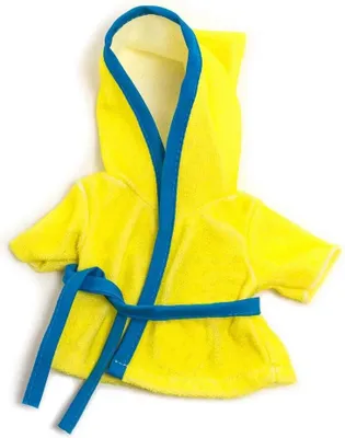 Immagine prodotto di Miniland Accappatoio Accessorio Baby Doll 21 Cm Giallo Giallo Taglia Unica