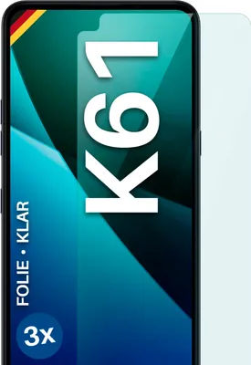 Produktbild von moex® 3x Schutzfolie kompatibel mit LG K61 - Displayschutzfolie dünn Folie, Klar