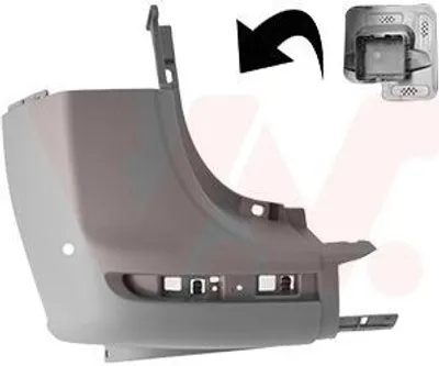 Produktbild von VAN WEZEL Heckstoßstange Stoßfänger Hinten Links passend für MERCEDES-BENZ Sprinter 3,5-T Kastenwagen (907, 910) Sprinter 3,5-t Tourer (907)