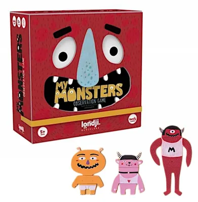 Productafbeelding van Observatieboekje voor kinderen van 5 jaar: Mijn monsters - Londji