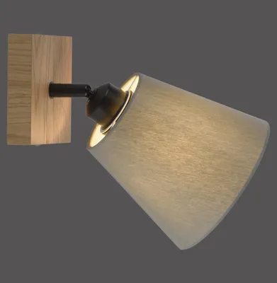 Produktbild von JUST LIGHT GERDA MICHEL Wand- und Deckenleuchte E27 max. 40W Holz-natur 11581-79
