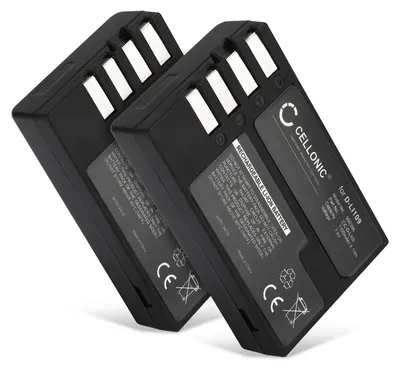 Immagine prodotto di CELLONIC 2x Batteria compatibile con Pentax K-30, K-50, K-500, KF, D-Li109