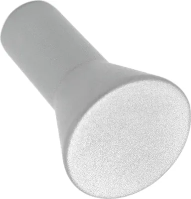 Produktbild von Möbelknopf Karme ø 15 mm Möbelknauf Tiefe 24 mm Türknopf Zinkguss alufarbig