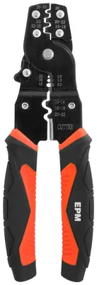 Produktbild von 3-In-1-Crimpzange Für Stecker, 190 Mm, Industriequalität - E-400-0054