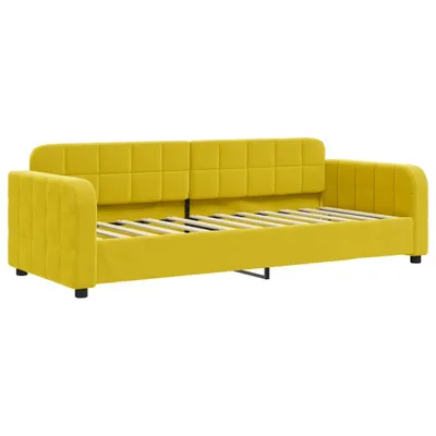 Obrázok produktu pre Denná posteľ žltá 80x200 cm zamat