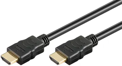 Image de 50 câbles HDMI™ ultra-rapides Goobay 41084 Standard avec Ethernet, 2 m, noir - 8K/60 Hz