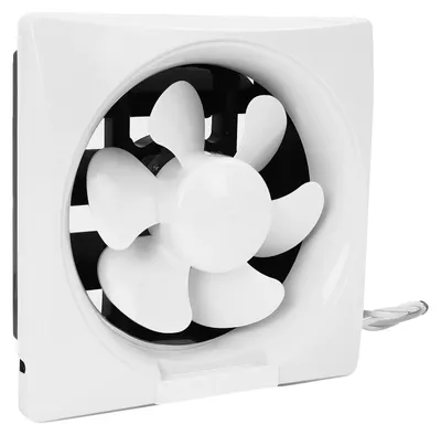 Image de Ventilateur d'extraction, débit d'air 450 m³/h, fonctionnement silencieux, blanc