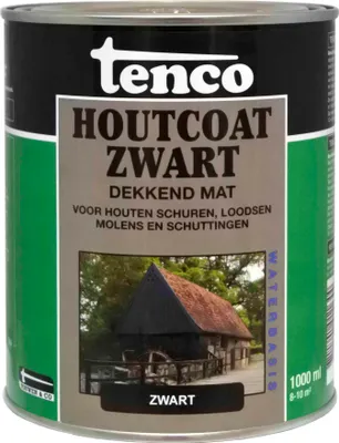 Produktbild von Holzanstrich auf Wasserbasis schwarz 1l Farbe/Lasur I Tenco
