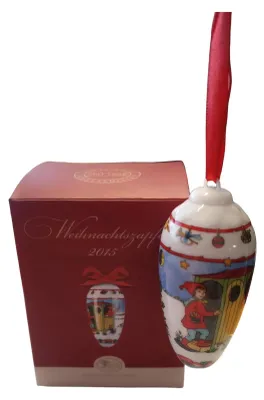 Produktbild von Hutschenreuther Porzellan Weihnachtszapfen Zapfen 2015 mit Originalverpackung