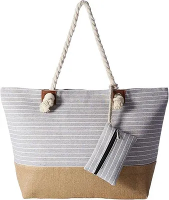 Immagine prodotto di Grande borsa da spiaggia impermeabile in poliestere blu