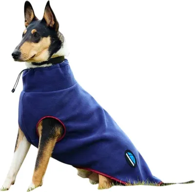 Produktbild von Weatherbeeta - Hundemantel "Comfitec", Fleece, Mit Reißverschluss WB2438 (55 cm) (Marine/Burgunderrot)