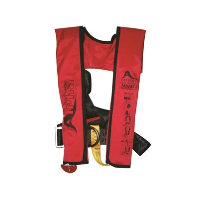 Produktbild von Alpha ISO 12402-3 aufblasbare Rettungsweste 170N automatisch Gurt ISO Erwachsene