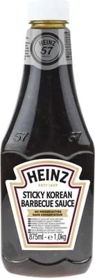 Image de Heinz Sticky Korean Barbecue sauce douce épicée squeeze bouteille 875ml