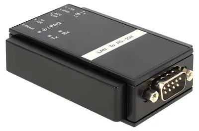 Produktbild von DeLOCK 62504, RS-232, RJ45, Schwarz