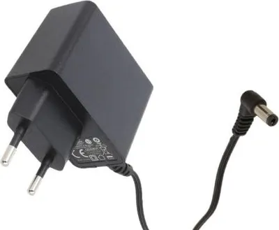 Zdjęcie produktu dla Zasilacz sieciowy 9 V/1 A, czarny, DC 2,1 x 5,5 mm, kątowy