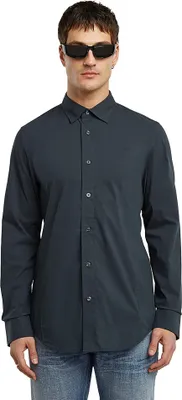 Produktbild von G-star Uniform Slim Langarmhemd Blau,Grau S Mann Blau,Grau S