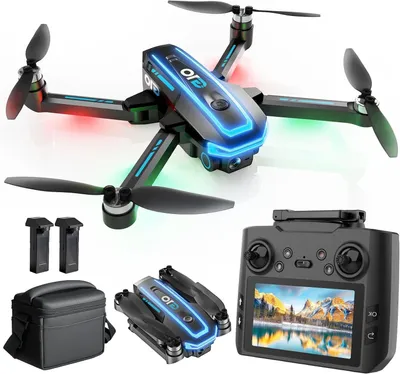Productafbeelding van GPS Drone - Camera Drone - Luchtfotografie Maken - 45 Minuten Vliegtijd - Minder Dan 249g - Zwart