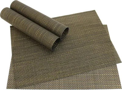 Immagine prodotto di Tovaglietta ELEGANCE nera da 4 pezzi come decorazione della tavola
