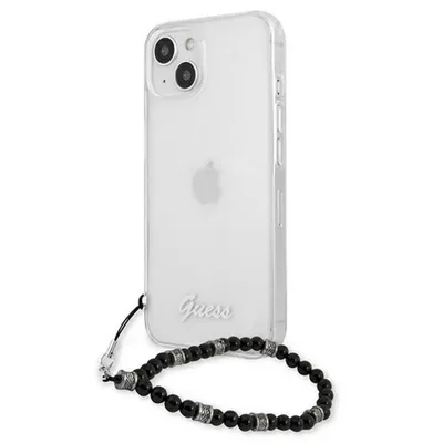 Produktbild von Guess Guhcp13Mkpsbk Iphone 13 6,1"" Transparentes Hardcase Schwarz Perle