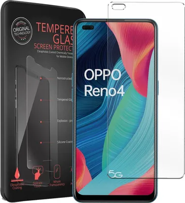 Produktbild von 2x Conie Glasfolie für OPPO Reno 4 Displayschutz Folie Panzer Glas Premium Schutzfolie Set Blasenfrei