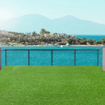 Produktbild von Steffensmeier Kunstrasen Wimbledon 26 mm – Smart Kollektion, 1.069 g/m², UV-beständig | Grün, Größe: 200x300