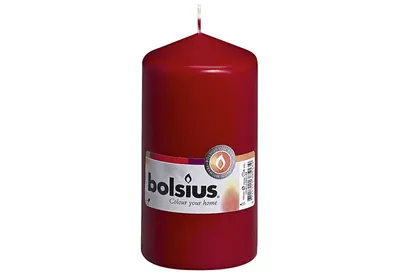 Produktbild von BOLSIUS Stumpenkerze 13x6,8cm altrot