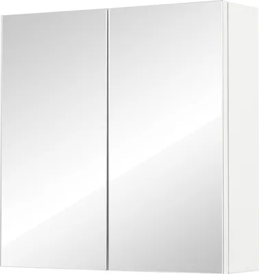 Image de Meerveil armoire de toilette avec 2 portes 45 x 12.9 x 45 cm armoire suspendue blanc