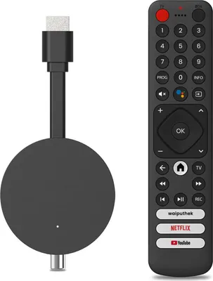 Produktbild von freenet TV 3in1 Hybrid Stick 4K UHD mit Android TV, DVB-C/T2, 3 Mon. freenet TV