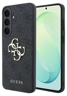 Obrázok produktu pre GuessPolyuretán4G kryt s kovovým logom pre Samsung Galaxy S26 FE, čierny