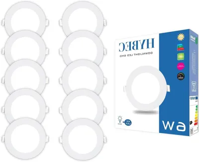 Productafbeelding van Led Plafondspots - Inbouwspots - Ruimte Verlichten - Energiebesparend - 20W 1800 Lumen - Mat Wit