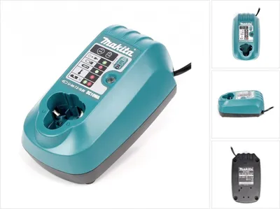 Zdjęcie produktu dla Makita Ladegerät DC10WA, Li-Ionen, 7,2-10,8 V Li-Ionen - 7,2 V / 10,8 V - DC10WA