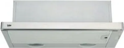 Obrázek produktu pro Beko CTB 6407 X, 280 m³/h, Odvádění/Recirkulovaní, 63 dB, Vestavěný, Nerezová ocel, Otočné