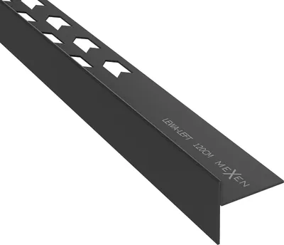 Obrázek produktu pro Mexen Line-B podlahová spádová lišta 120 cm levá, černá - 187001120L