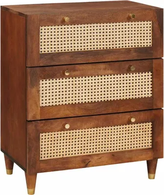 Produktbild von Sideboard Braun 60 x 33 x 75 cm Massivholz Mango