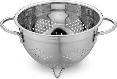 Produktbild von Famanu Sieb 28 Liter - Edelstahl mit Handgriffen