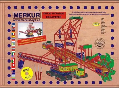 Immagine prodotto di Merkur Maxi - Escavatore, 2627 pezzi di ricambio