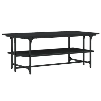 Zdjęcie produktu dla vidaXL Stolik kawowy czarny 100x50x40 cm materiał drewnopochodny