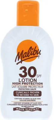 Zdjęcie produktu dla Malibu Protective Lotion SPF30 Wodoodporny Balsam 200ml