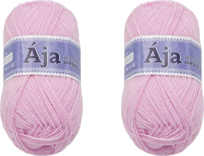 Immagine prodotto di SET 2 pezzi - Filato ÁJA - 50 g, 217 m - Rosa