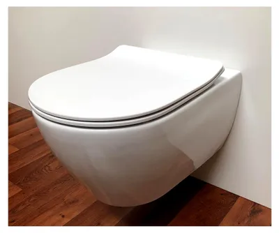 Produktbild von WC Sitz Klobrille kompatibel mit Subway 2 von Villeroy & Boch, Absenkautomatik und zur Reinigung abnehmbar von der Keramik, 57082