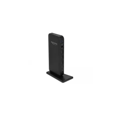 Zdjęcie produktu dla DeLOCK 87746, Przewodowa, 85 W, 3,5 mm, 10,100,1000 Mbit/s, Czarny, Kensington