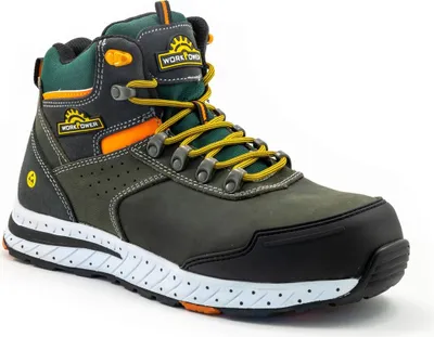 Immagine prodotto di Stivali di sicurezza WorkPower Rual-Tex Hilders S3 taglia 43 grigio/verde/arancione