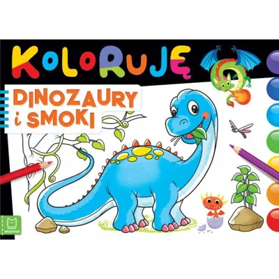 Obrázok produktu pre Koloruję dinozaury i smoki - Opracowanie Zbiorowe (Malbücher für Kinder auf Polnisch)