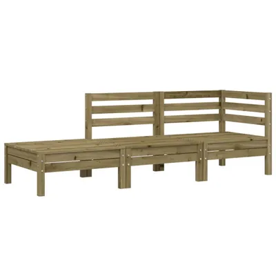 Zdjęcie produktu dla vidaXL Sofa ogrodowa 3-osobowa z impregnowanego drewna sosnowego