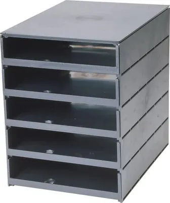 Immagine prodotto di Styro - Scatola da negozio Val 5ldn Gray Open | 1 pezzo