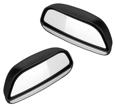 Produktbild von Toter Winkel Spiegel Auto 2 Stück Weitwinkel 360° Einstellbar Universal HD Hilfsspiegel Schwarz